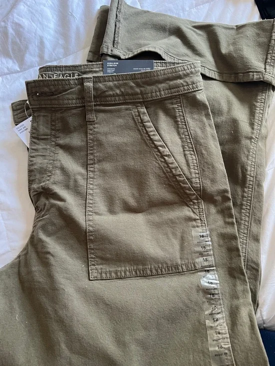 AE Stretch High-Waisted Utility Stovepipe Pant - Picture 4 of 5